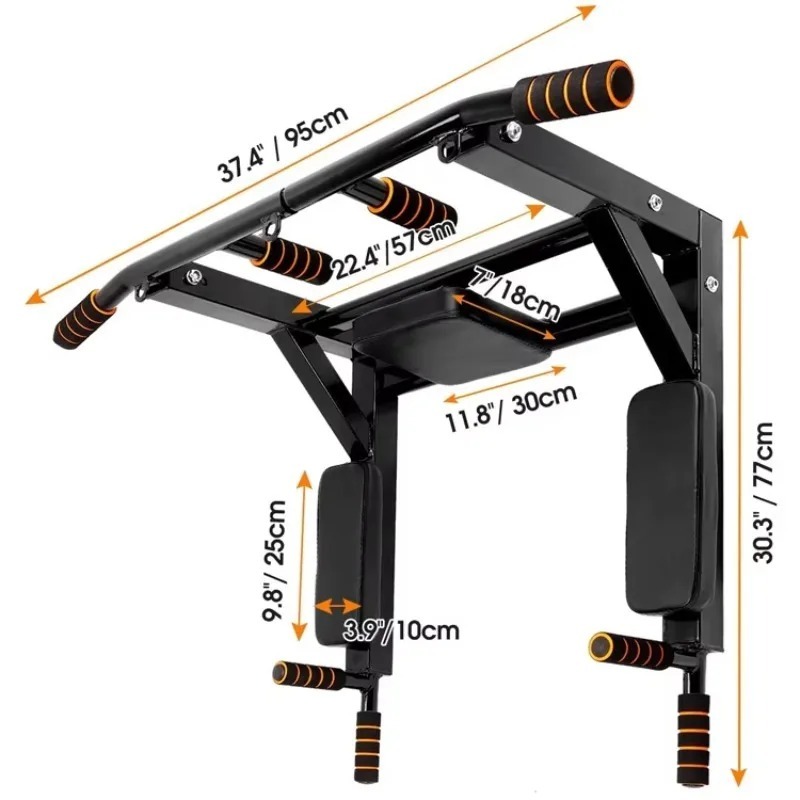 Barra de dominadas para montar - Home Gym Wall Mounted reseña y precio