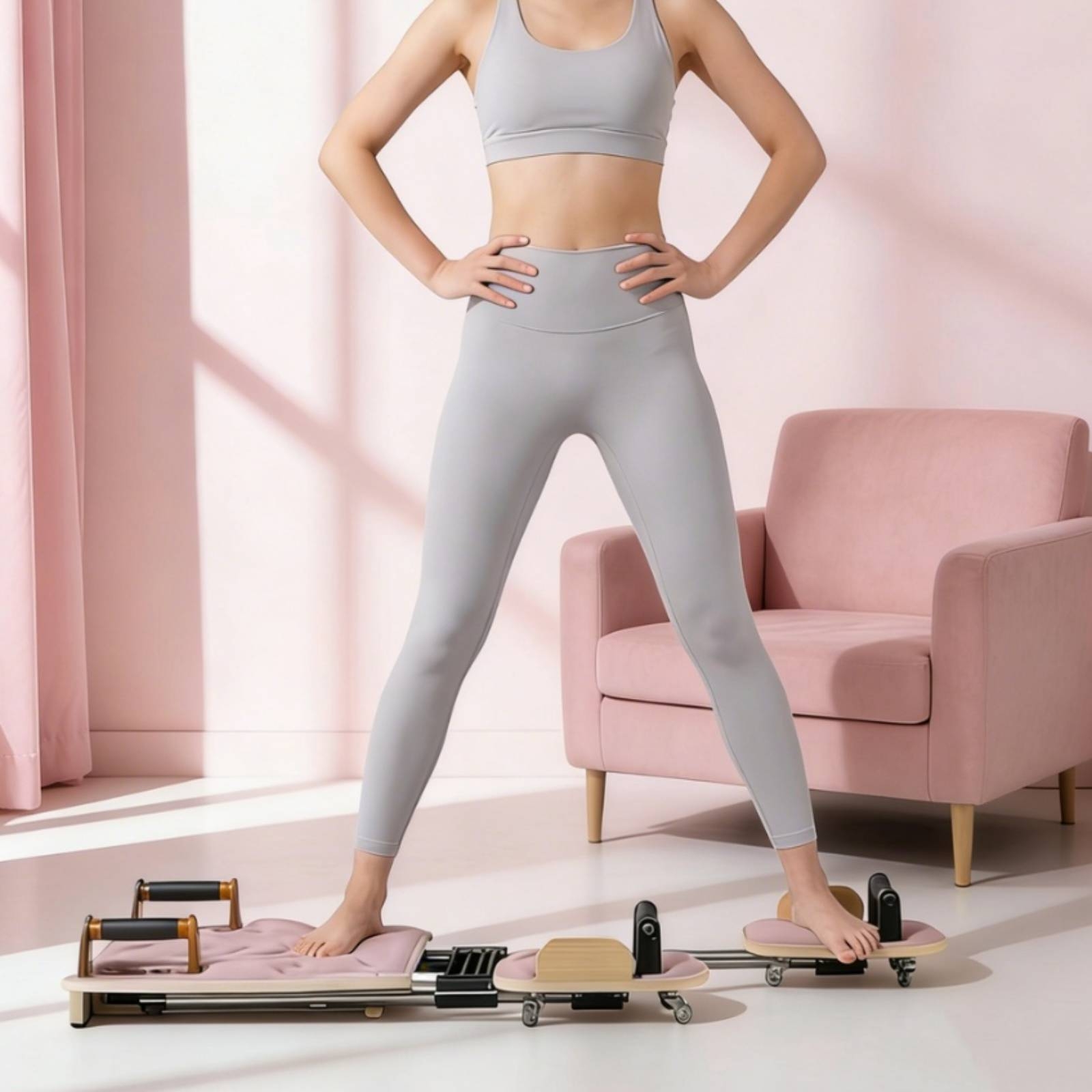 Cama de Pilates Reformer con T - Home Gym Gear reseña y precio