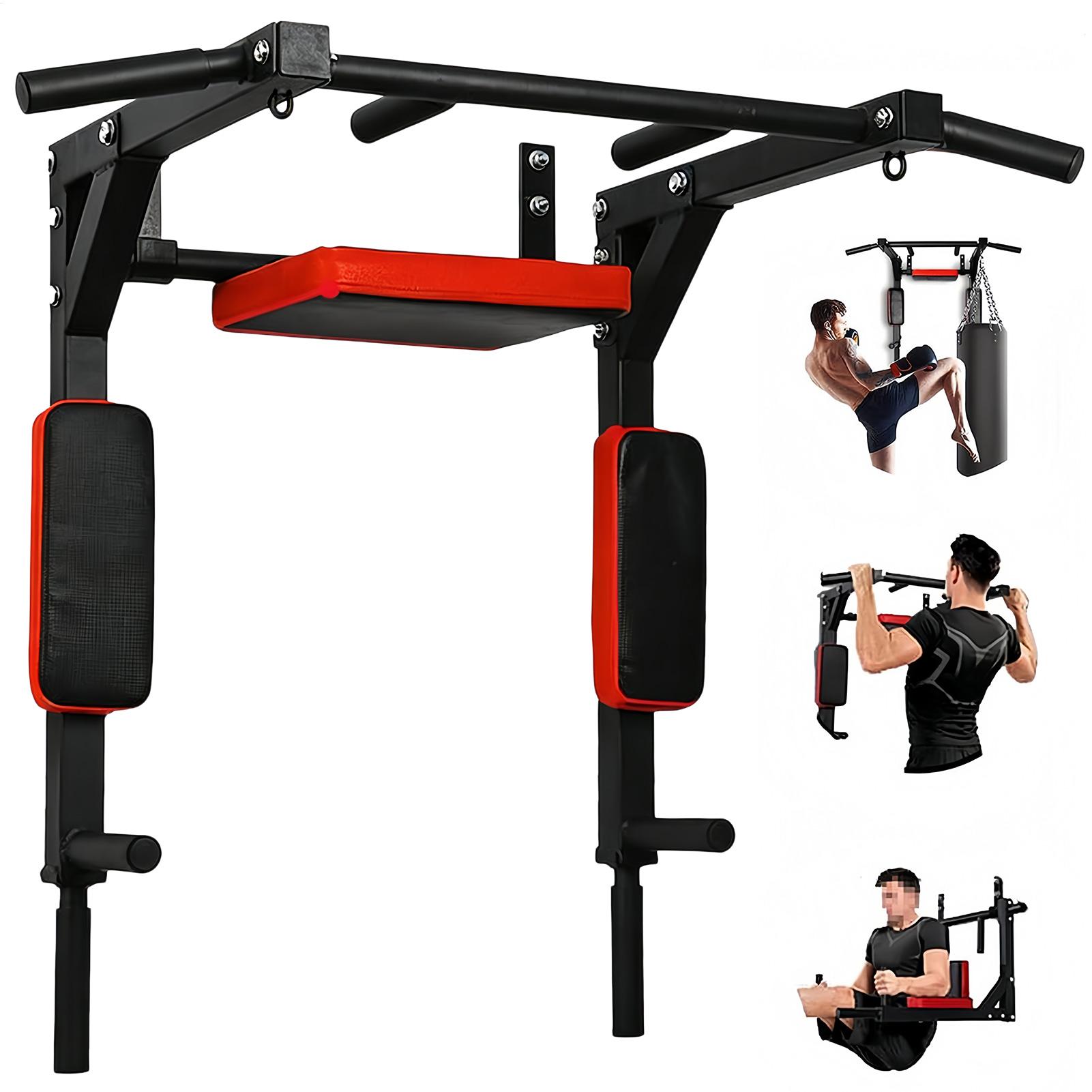 Barra de dominadas montada en  - Home Gym Hack reseña y precio