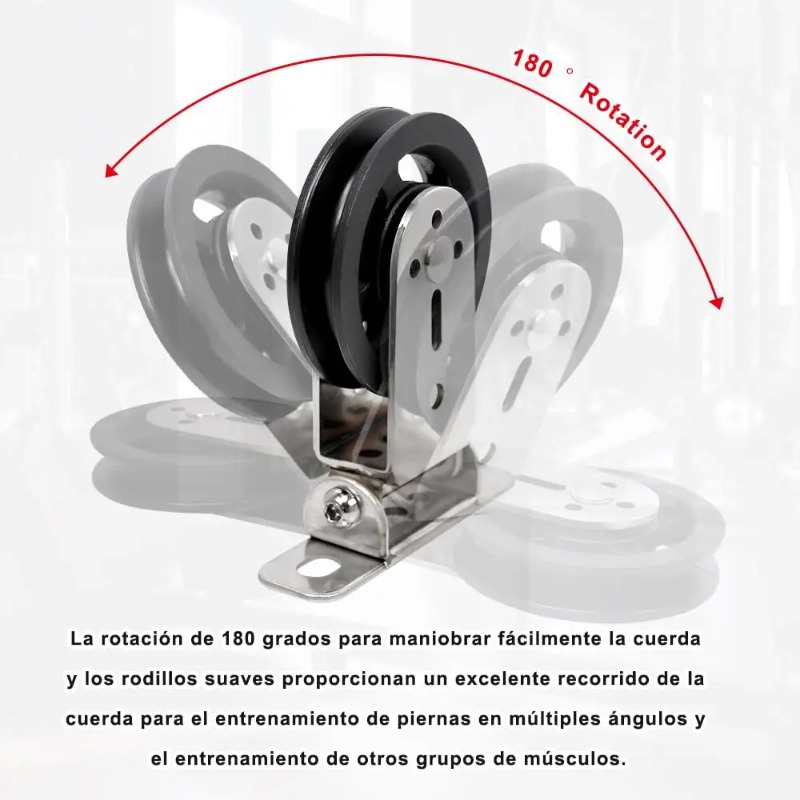 Rueda de polea silenciosa gira - Home Gym Gear reseña y precio
